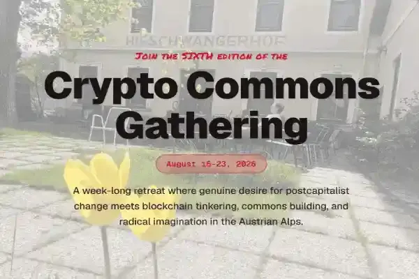 Crypto Commons Gathering 2026 (CCG)